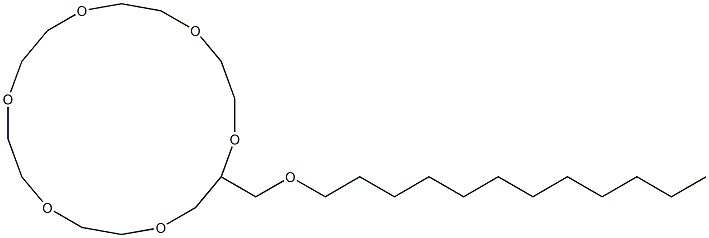 Dodecyloxymethyl-18-crown-6,,结构式