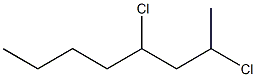 2,4-ジクロロオクタン 化学構造式