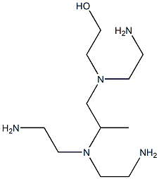 2-[N-(2-Aminoethyl)-N-[2-[bis(2-aminoethyl)amino]propyl]amino]ethanol,,结构式
