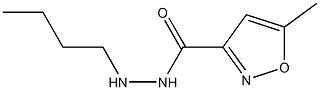 N'-Butyl-5-methyl-3-isoxazolecarbohydrazide Structure