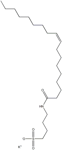 4-Oleoylamino-1-butanesulfonic acid potassium salt Structure