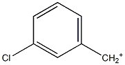 3-Chlorobenzyl cation,,结构式
