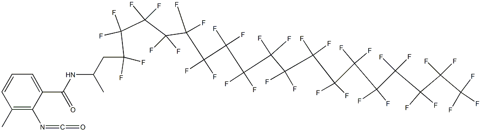 2-Isocyanato-3-methyl-N-[2-(heptatriacontafluorooctadecyl)-1-methylethyl]benzamide