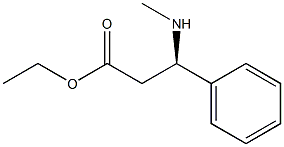 [R,(+)]-3-(Methylamino)-3-phenylpropionic acid ethyl ester Structure