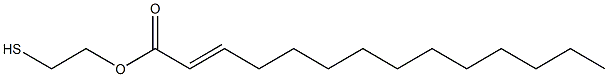 2-Tetradecenoic acid 2-mercaptoethyl ester Structure