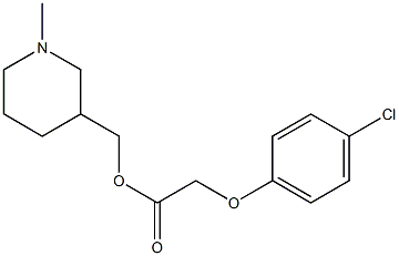  (4-Chlorophenoxy)acetic acid (1-methyl-3-piperidinyl)methyl ester