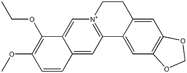 9-Ethoxy-10-methoxy-5,6-dihydrobenzo[g]-1,3-benzodioxolo[5,6-a]quinolizinium