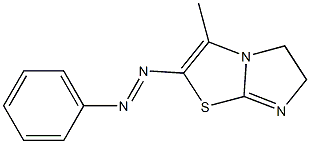 5,6-Dihydro-3-methyl-2-(phenylazo)imidazo[2,1-b]thiazole