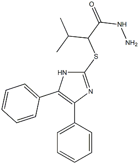 2-Isopropyl-2-[(4,5-diphenyl-1H-imidazol-2-yl)thio]acetohydrazide