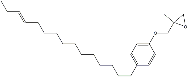 4-(12-Pentadecenyl)phenyl 2-methylglycidyl ether Structure