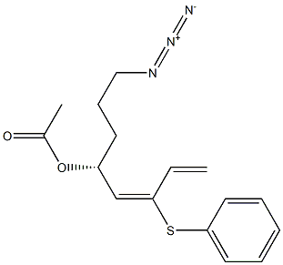 (3E,5R)-8-Azido-5-acetoxy-3-phenylthio-1,3-octadiene