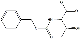 (2S,3R)-2-[(Benzyloxycarbonyl)amino]-3-hydroxybutanoic acid methyl ester 结构式
