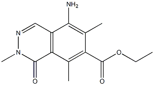 1,2-Dihydro-1-oxo-5-amino-2,6,8-trimethylphthalazine-7-carboxylic acid ethyl ester