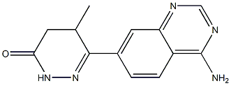 4,5-Dihydro-5-methyl-6-(4-aminoquinazolin-7-yl)pyridazin-3(2H)-one