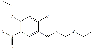 1-Chloro-5-ethoxy-2-(2-ethoxyethoxy)-4-nitrobenzene|