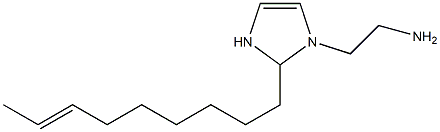 1-(2-Aminoethyl)-2-(7-nonenyl)-4-imidazoline Struktur