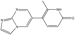 6-[(1,2-Dihydro-2-oxo-6-methylpyridin)-5-yl]imidazo[1,2-a]pyrimidine