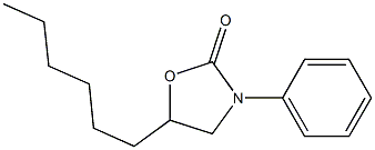 5-Hexyl-3-phenyloxazolidin-2-one,,结构式