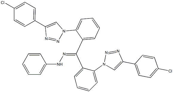 [4-(4-Chlorophenyl)-1H-1,2,3-triazol-1-yl]phenyl ketone phenyl hydrazone