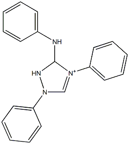 2,3-Dihydro-1,4-diphenyl-3-anilino-1H-1,2,4-triazol-4-ium