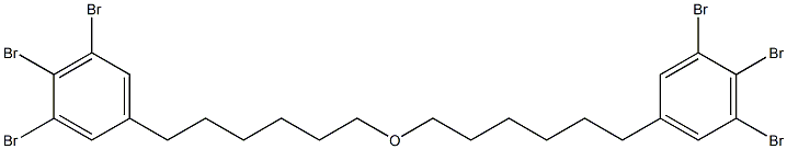 3,4,5-Tribromophenylhexyl ether 结构式