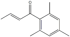 (E)-1-(2,4,6-Trimethylphenyl)-2-buten-1-one Structure