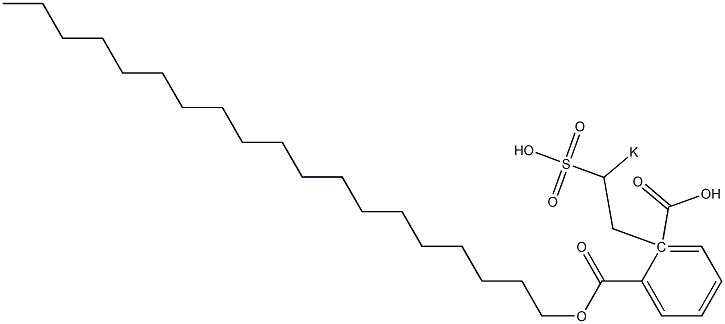 Phthalic acid 1-nonadecyl 2-(2-potassiosulfoethyl) ester|