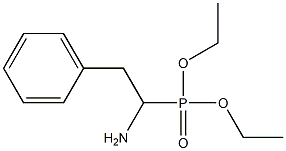 (1-Amino-2-phenylethyl)phosphonic acid diethyl ester 结构式