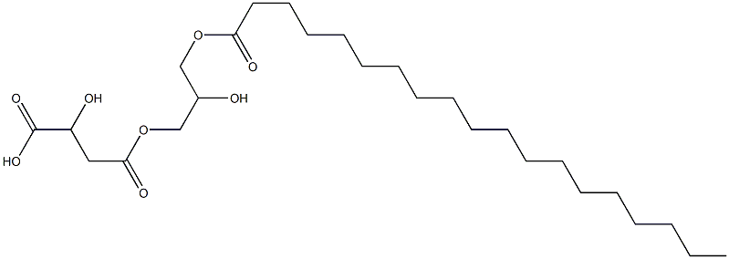 2-Hydroxybutanedioic acid hydrogen 4-[2-hydroxy-3-(nonadecanoyloxy)propyl] ester|