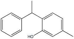 2-(1-Phenylethyl)-5-methylphenol Structure