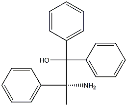 [R,(-)]-2-Amino-1,1,2-triphenyl-1-propanol Structure