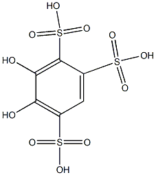 3,4-Dihydroxy-1,2,5-benzenetrisulfonic acid