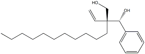 (1R,2R)-1-Phenyl-2-undecyl-2-vinyl-1,3-propanediol Struktur