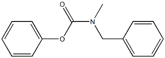 N-メチル-N-ベンジルカルバミン酸フェニル 化学構造式