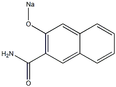 3-Sodiooxy-2-naphthalenecarboxamide 结构式