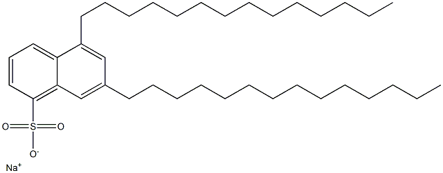 5,7-Ditetradecyl-1-naphthalenesulfonic acid sodium salt|