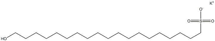 19-Hydroxynonadecane-1-sulfonic acid potassium salt