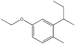 1-Ethoxy-4-methyl-3-sec-butylbenzene Structure