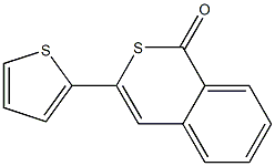 3-(2-Thienyl)-1H-2-benzothiopyran-1-one,,结构式