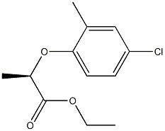 (R)-2-(4-Chloro-2-methylphenoxy)propionic acid ethyl ester Structure