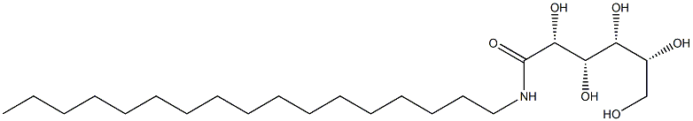 N-Heptadecyl-D-gluconamide,,结构式