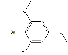 4-Chloro-2,6-dimethoxy 5-(trimethylstannyl)pyrimidine