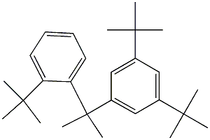2-(3,5-Di-tert-butylphenyl)-2-(2-tert-butylphenyl)propane Structure