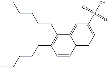 7,8-Dipentyl-2-naphthalenesulfonic acid