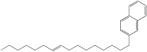 2-(9-Hexadecenyl)naphthalene Struktur