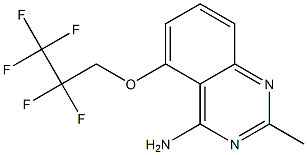 5-(2,2,3,3,3-Pentafluoropropoxy)-2-methylquinazolin-4-amine|