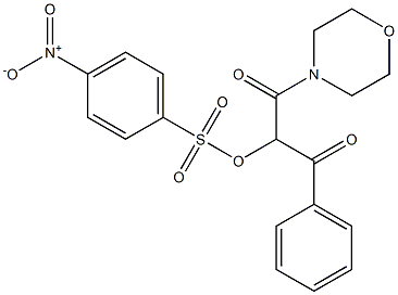 1-Morpholino-2-[(4-nitrophenyl)sulfonyloxy]-3-phenylpropane-1,3-dione