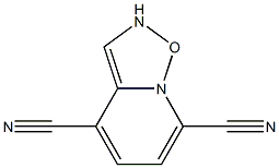 ベンゾフラザン-4,7-ジカルボニトリル 化学構造式