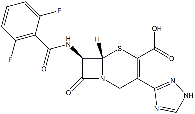 (7R)-7-[(2,6-Difluorobenzoyl)amino]-3-(1H-1,2,4-triazol-3-yl)cepham-3-ene-4-carboxylic acid