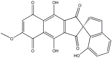 (2R)-4,7',9-Trihydroxy-6-methoxyspiro[2H-benz[f]indene-2,1'-[1H]indene]-1,3,5,8-tetrone